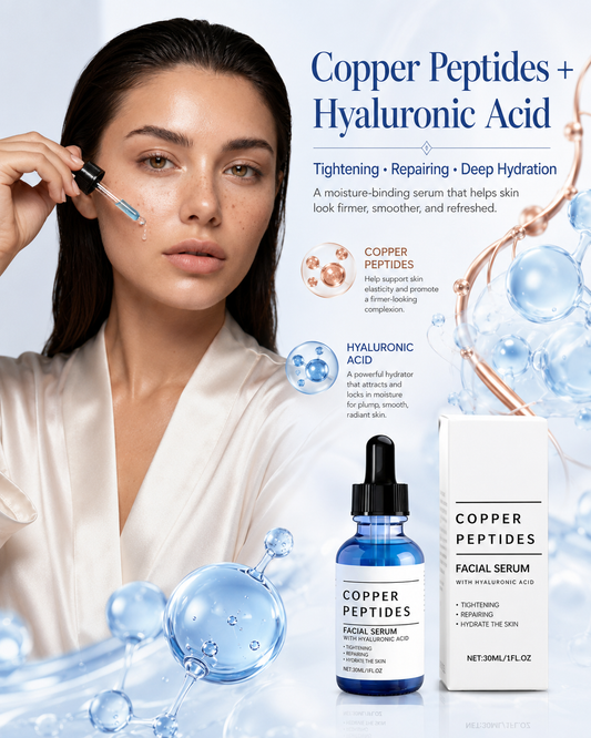 Copper Titanium Hyaluronic Serum — Hydrate, Soothe & Brighten