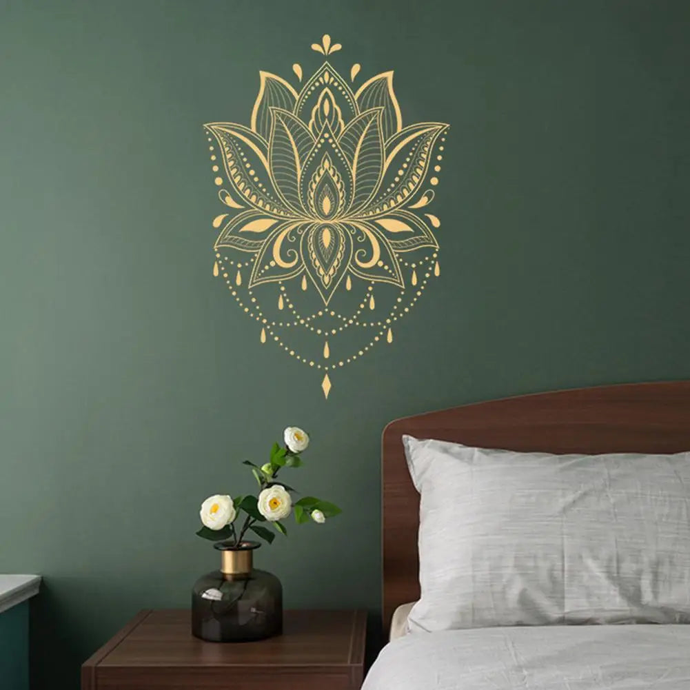 Decal Delicate Mandala Pattern Vinyl Wall Decal Portable Room Décor Sticker