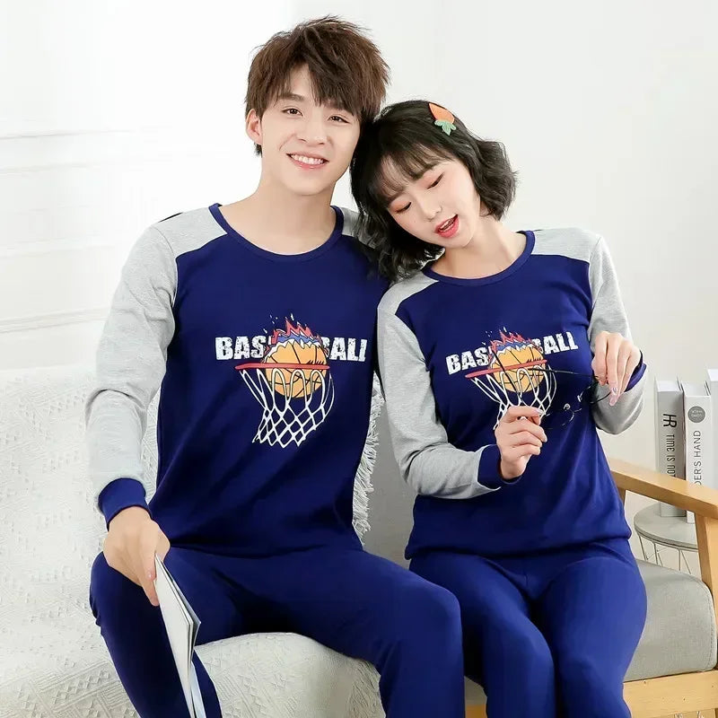 Teen Boys Clothing Teenage Pyjamas Cute Cartoon Kids Nightwear Set Baby Homewear