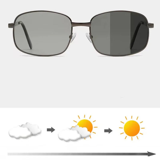 Photochromic Sunglasses Men Polarized Driving Glasses Male Outdoor Fishing Sun Glasses Day Night Vision Driver's UV400 Eyewear