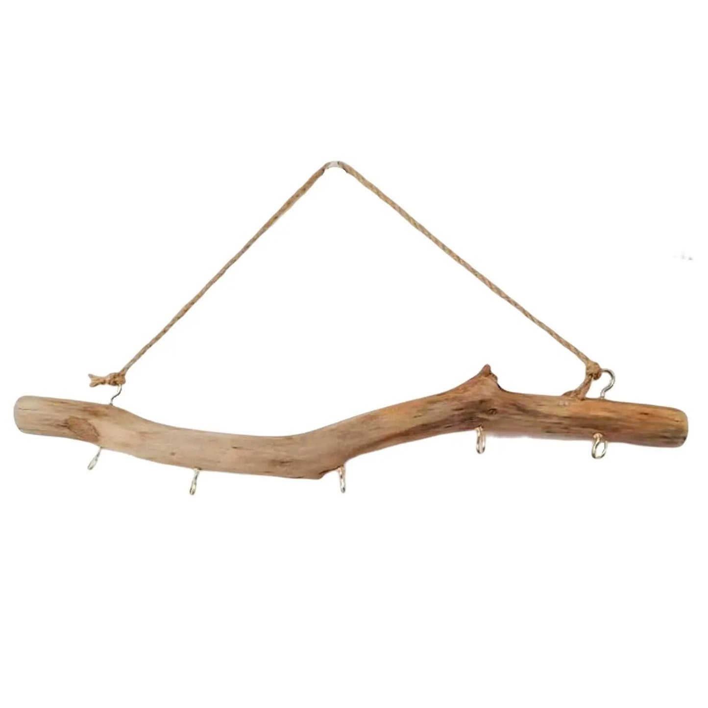 Wooden Hook Wall Mounted Driftwood Hook Key Holder Organization Branch Hanger Rack for Hat Jewelry Home Accessories