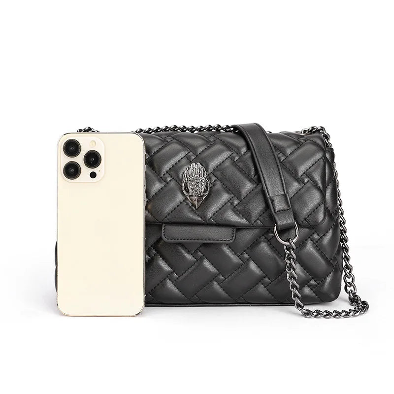 High Quality Eagle Head Embellished Woman Shoulder Bag 2024 Fashion Cross Body Bags Female Messenger Bags luxury elegant