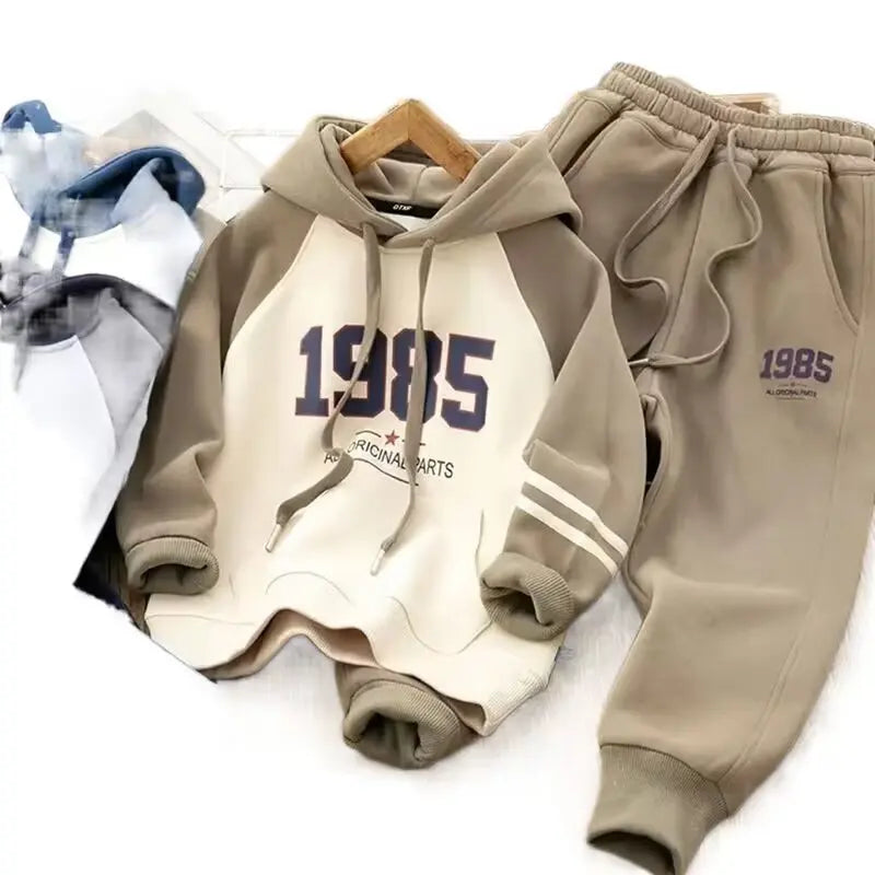 Tracksuit For Boy Sets For Children Boys Hoodies and Pants 2Pcs Outfit Sets Junior Kids