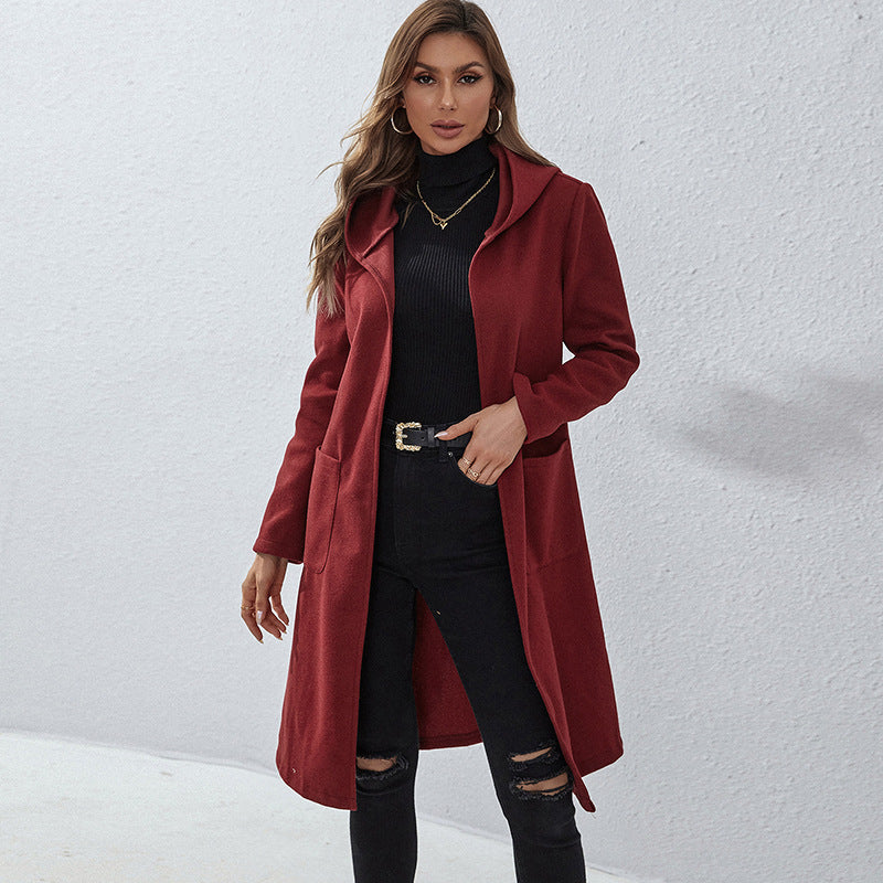Autumn And Winter Loose And Long All-match Bottoming Sweater Coat