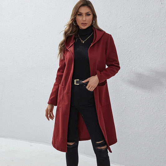 Autumn And Winter Loose And Long All-match Bottoming Sweater Coat