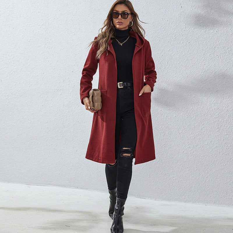 Autumn And Winter Loose And Long All-match Bottoming Sweater Coat