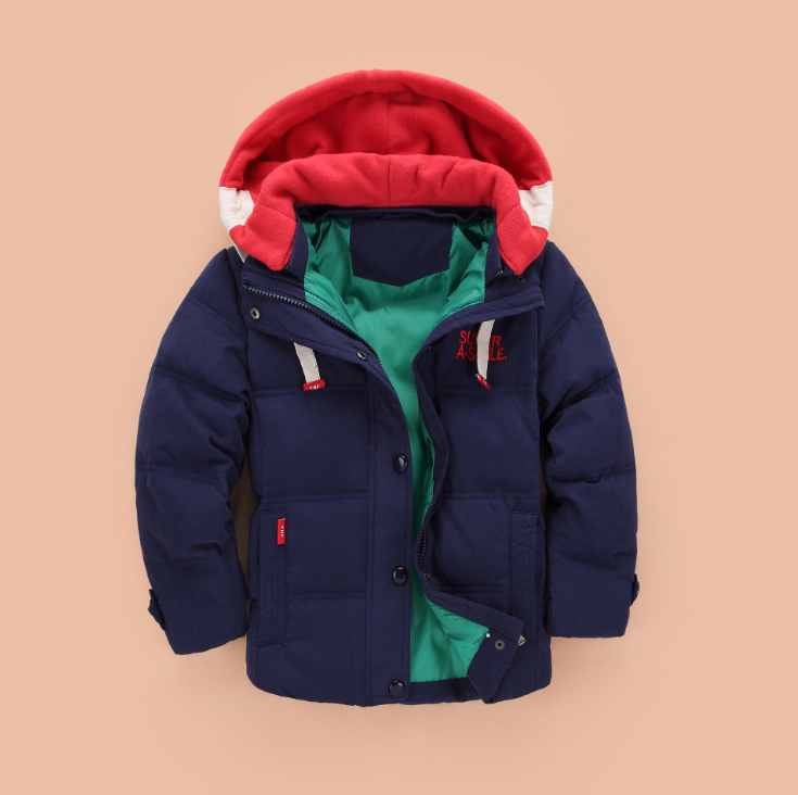 Children's down jacket boy new Korean version of the thickening down jacket in the children's winter clothing unisex
