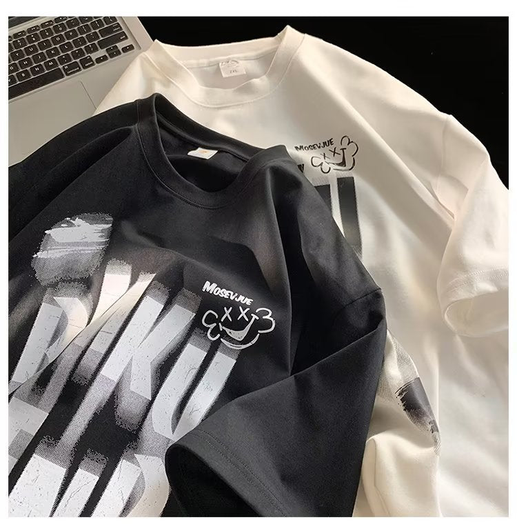 Men's All-match Loose Retro Half Sleeve