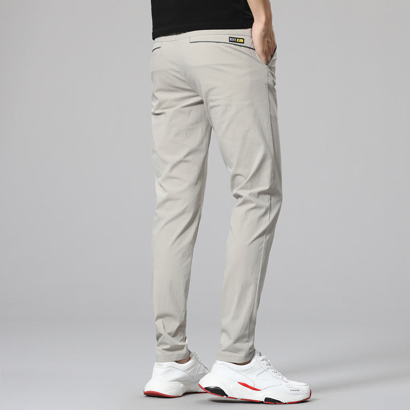 slim straight leg pants