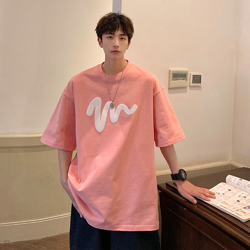 Pure Cotton Short Sleeve T-shirt Men