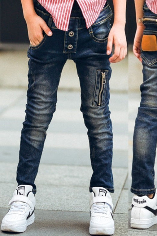 Boys stretch denim pants kids