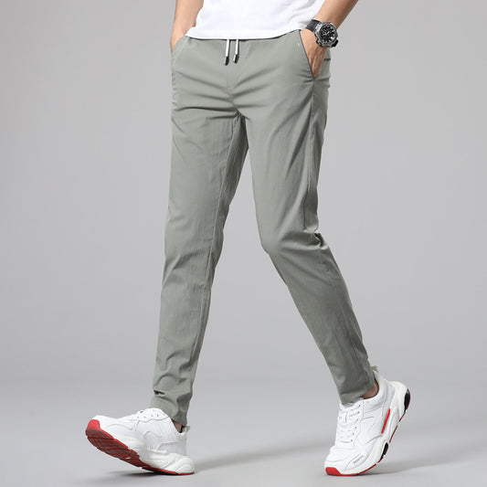 slim straight leg pants