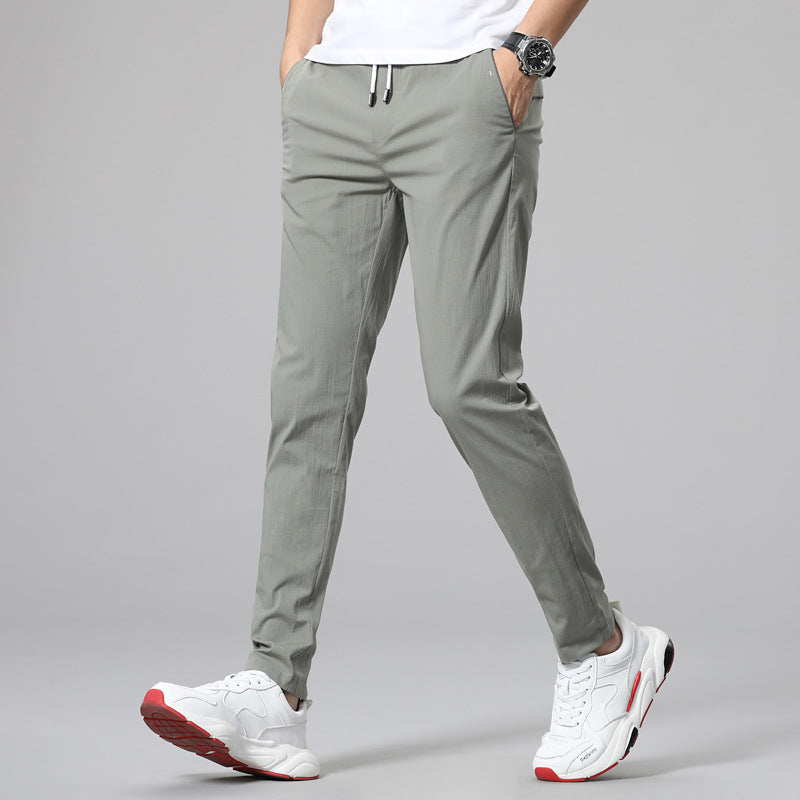 slim straight leg pants
