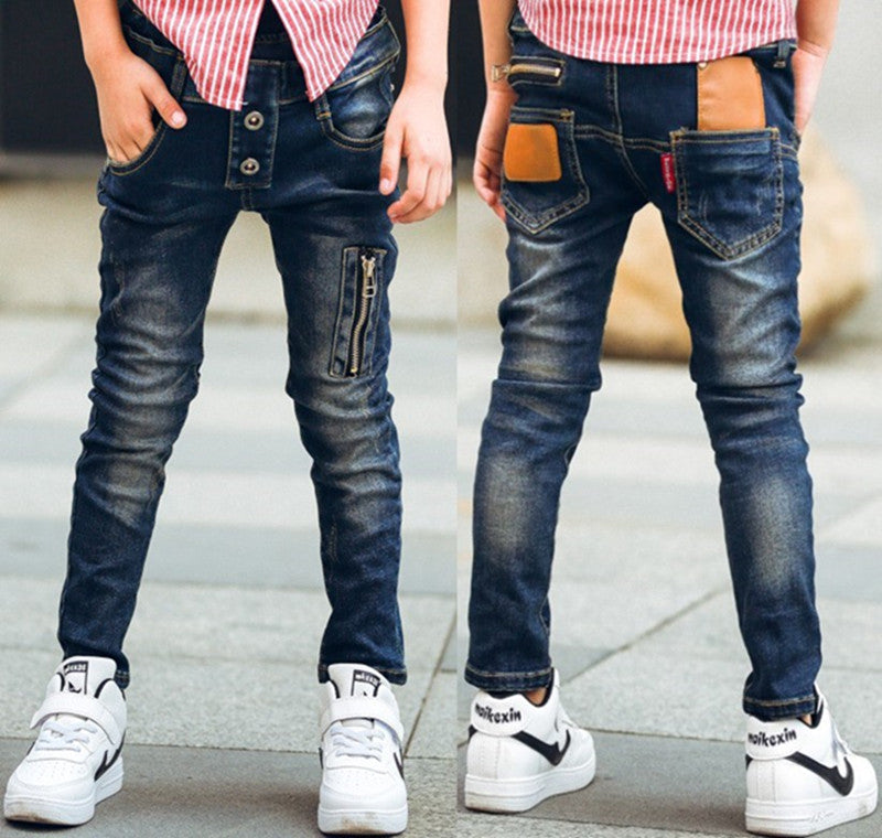 Boys stretch denim pants kids