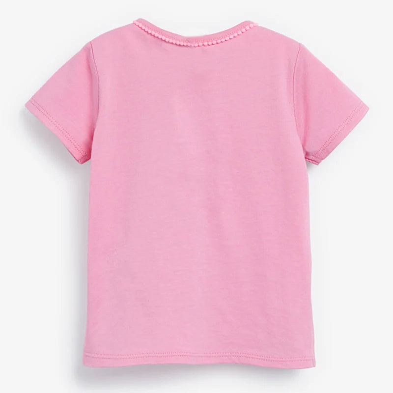 Summer Quality 100% Combed Cotton Children's Clothing Girls Floral t shirts Casual Tee Kids Tops T-Shirt Baby Girl Clothes kids girls  toddlers