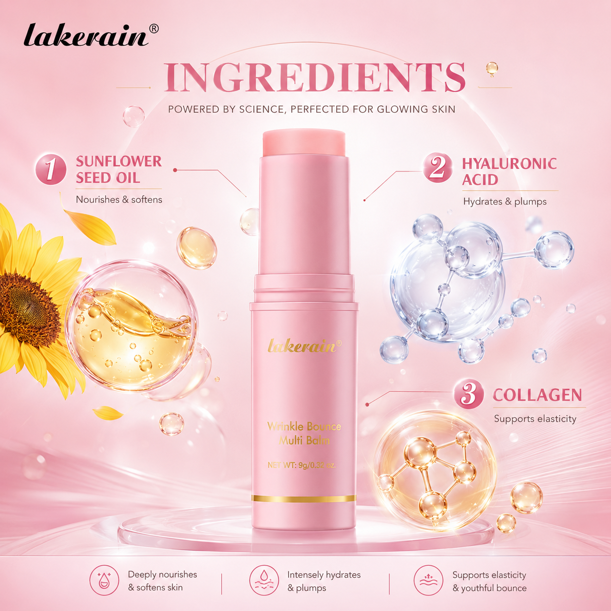 Lakerain Daily Glow Face Balm Stick