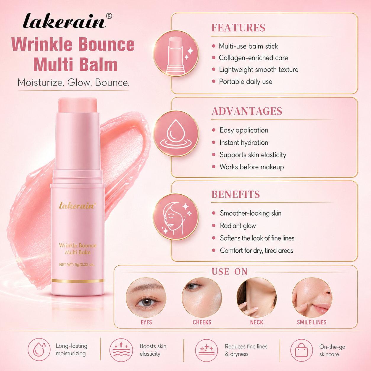 Lakerain Daily Glow Face Balm Stick
