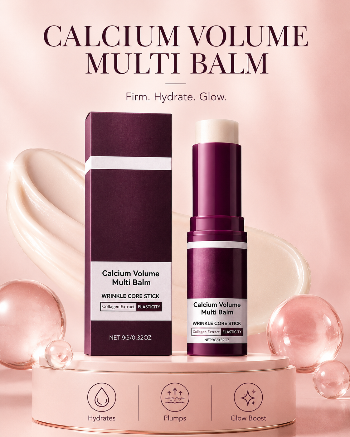 HydraLift Collagen Balm Stick — Deep Moisture On the Go