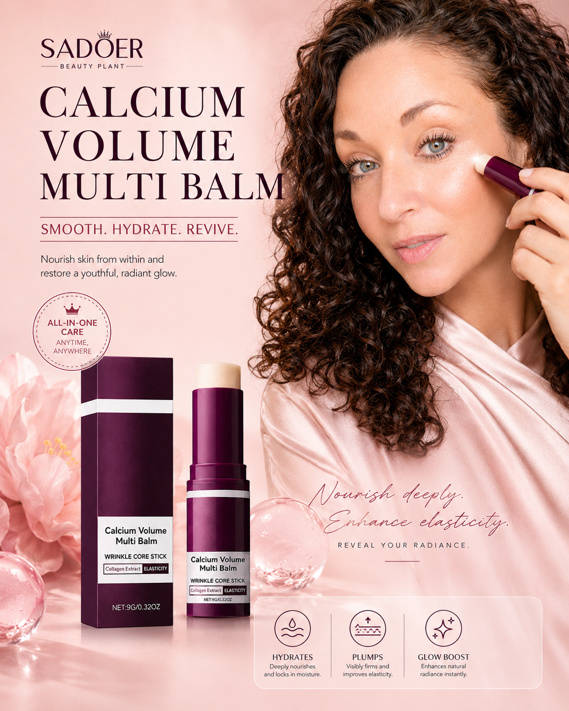HydraLift Collagen Balm Stick — Deep Moisture On the Go
