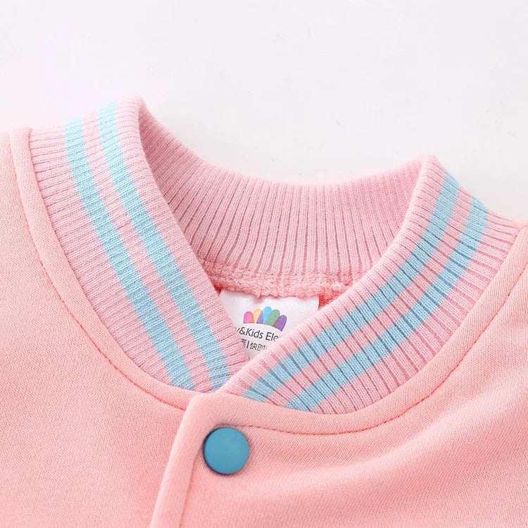 Spring Autumn New Fasion Kid's Clothing Children Patchwork Long Sleeve Baby Baseball Coat Jacket For Boys