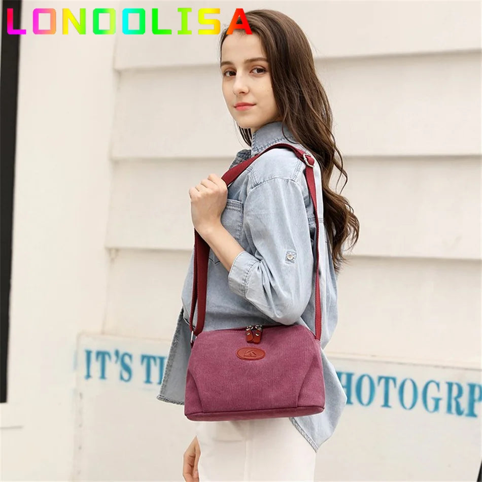 Ladies Purses Crossbody Bags for Women Casual Messenger Bag Shoulder Tote  Women Canvas Handbags Women's Large Handbags