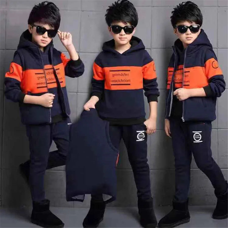 Boys clothes sport suit casual boys clothing 3ps sets  autumn letter two pieces children clothing set kids tracksuit clothes