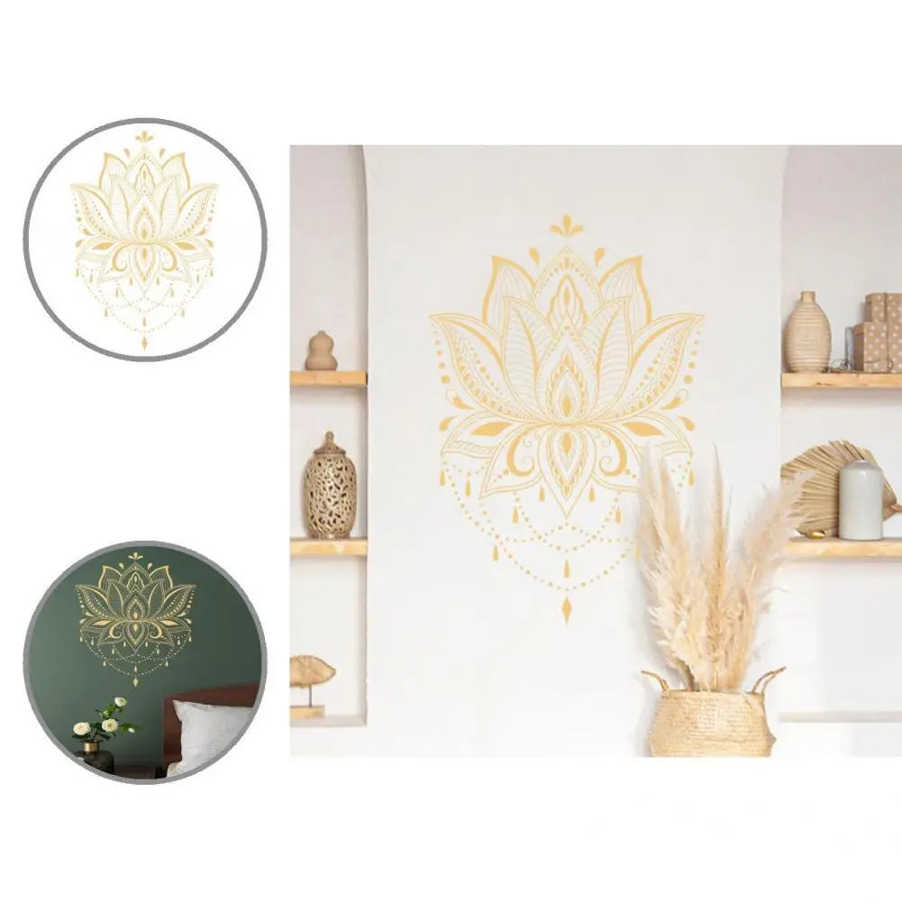 Decal Delicate Mandala Pattern Vinyl Wall Decal Portable Room Décor Sticker