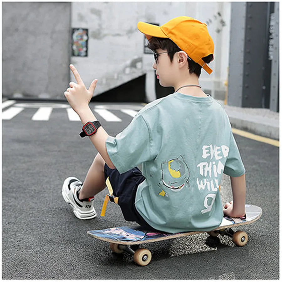 Boys Clothes Sport Suit Casual Boys Clothing Sets Summer Children Clothing Set Kids Tracksuit Clothes