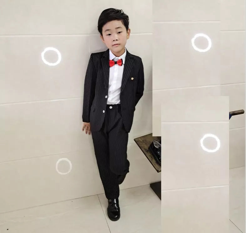 School uniform Dress for boys Formal Birthday Suits for Weddings Blazer Pants 2Pcs Kids Gentleman Party Child Clothing Sets  kids girls boys