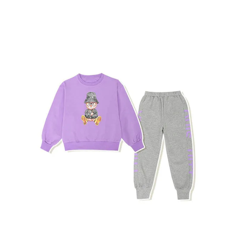 Kids Sweatshirt Clothes for Boys Girl Outsuits Autum Winter Casual Sport Suits Children Tracksuit Set