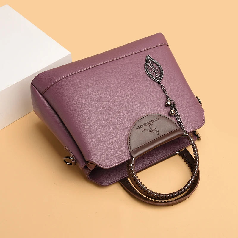 Large Capacity Handbag Women Tote Bag High Quality Leather Shoulder Messenger Bags for Women Luxury Brand