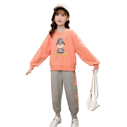 Kids Sweatshirt Clothes for Boys Girl Outsuits Autum Winter Casual Sport Suits Children Tracksuit Set
