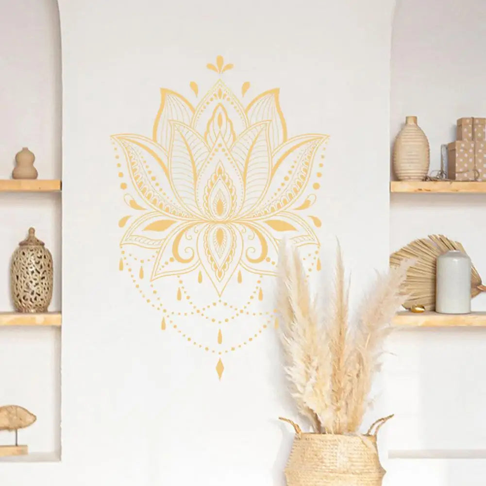Decal Delicate Mandala Pattern Vinyl Wall Decal Portable Room Décor Sticker