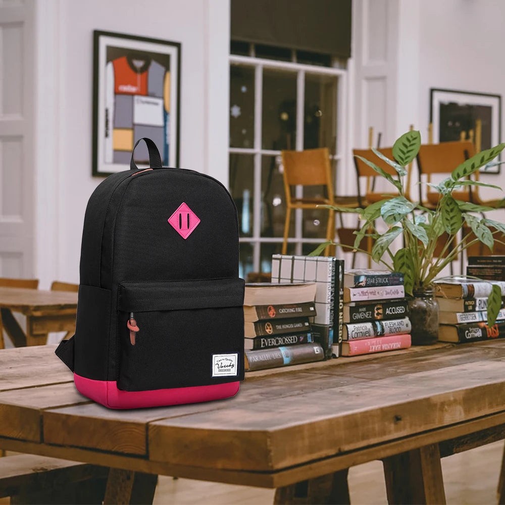 Backpack Women and Girls  Unisex Classic Water Resistant Rucksack School Backpack 14Inch Laptop for Teenager