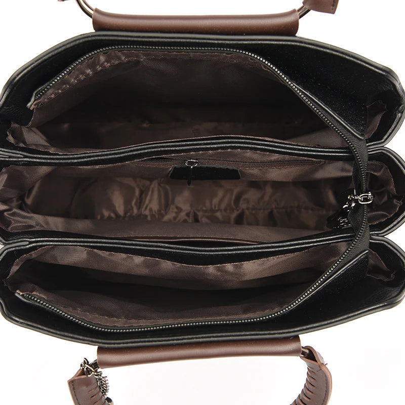 Large Capacity Handbag Women Tote Bag High Quality Leather Shoulder Messenger Bags for Women Luxury Brand