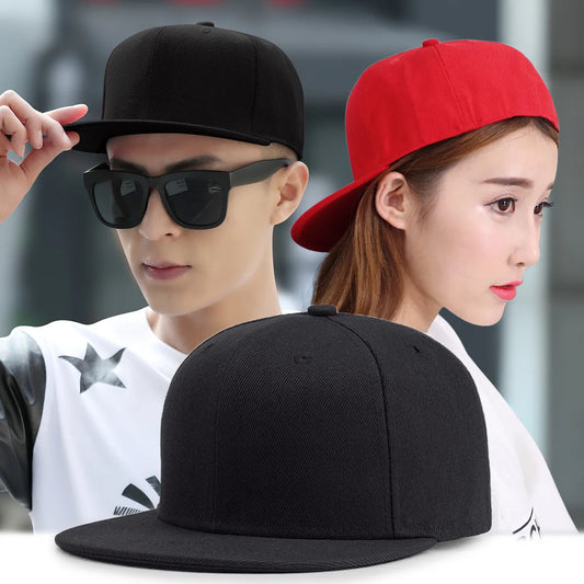 Big Bone Baseball Caps Adult Flat Peak Hip Hop Fitted Hat Men Women Large Size Snapback Cap