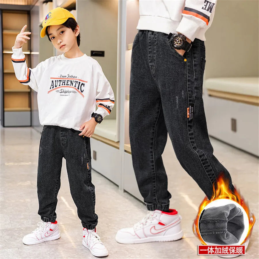 Kids Pants New Boys Casual Pants Kids Clothing warm Boys Long Trousers Children Boy Clothing Sport Pants winter