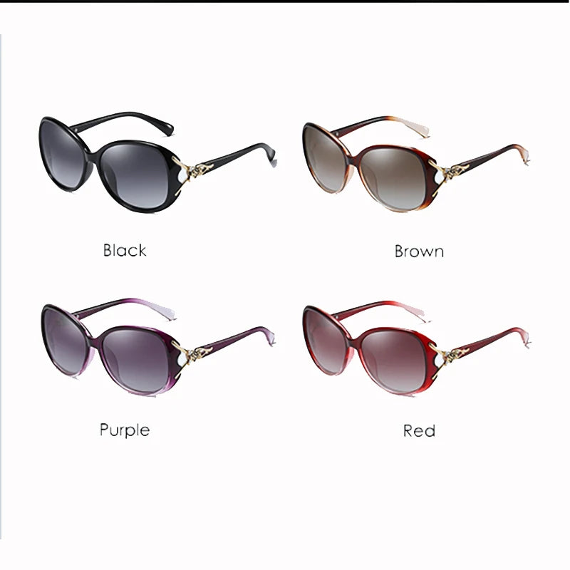 Polarized Women's Sunglasses UV400 Mirror Anti-Glare Eyewear