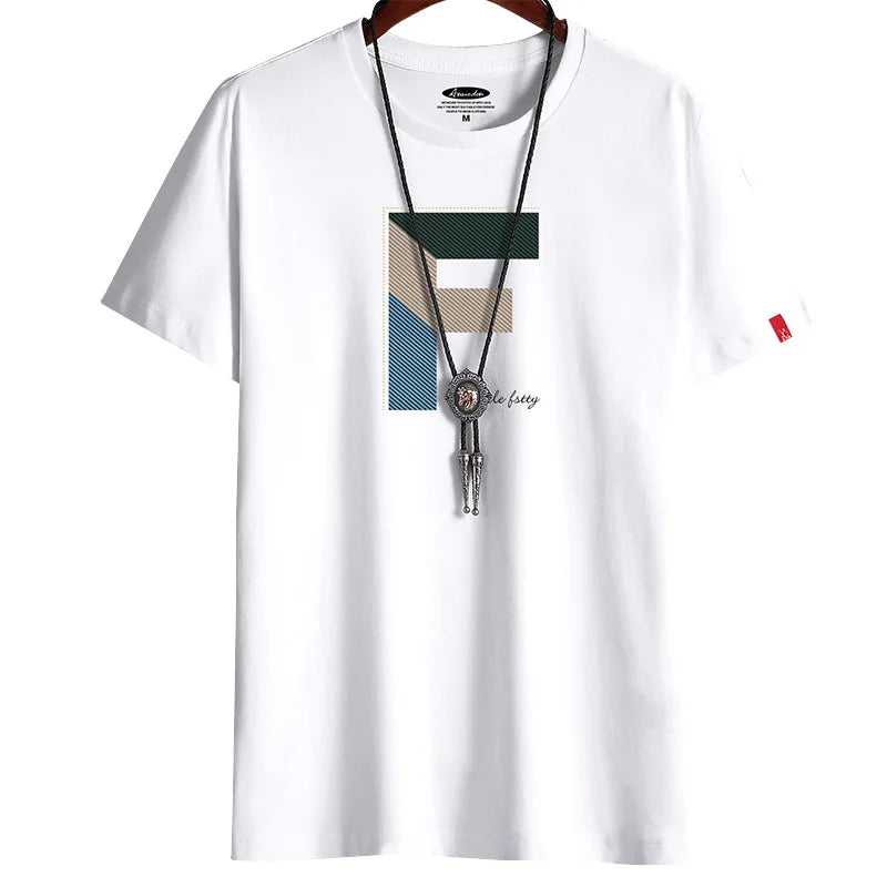 Newest T Shirt for Men Clothing Fitness White O Neck Anime Man T-shirt For Male Oversized S-6XL New Men T-shirts Goth Punk
