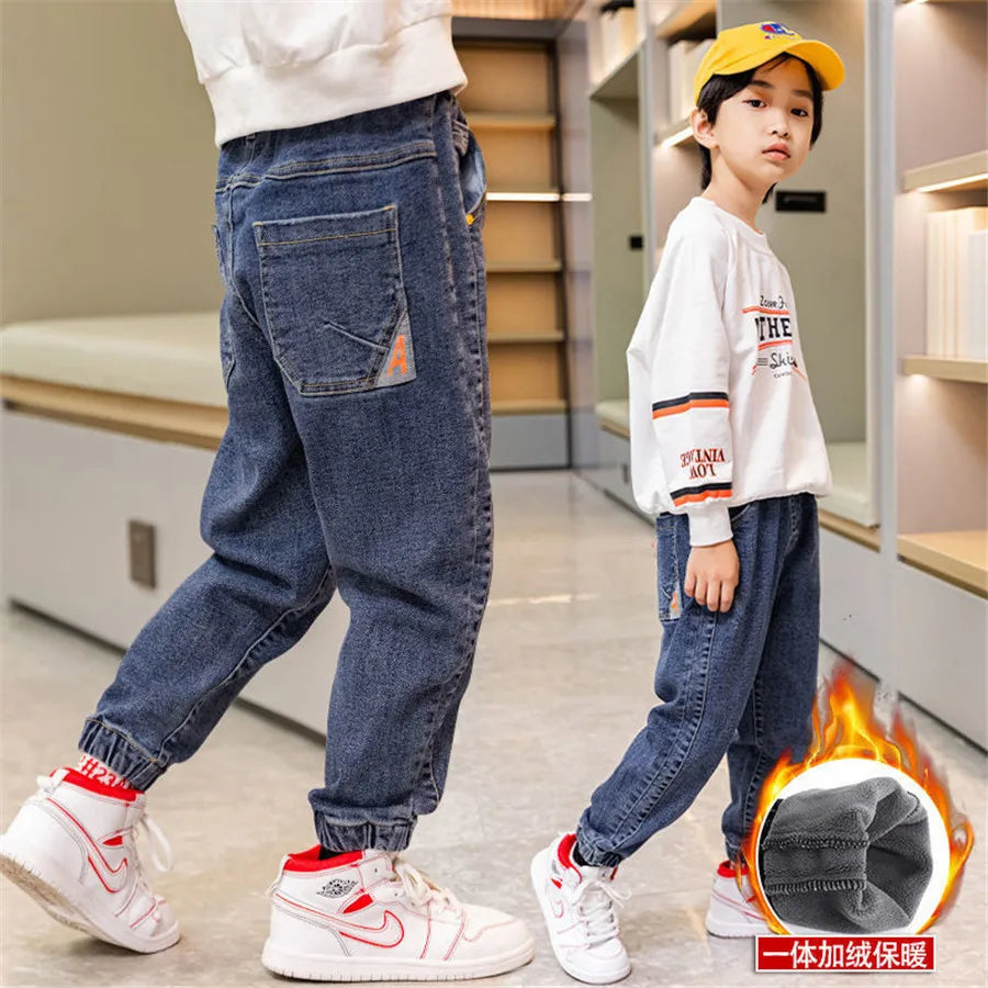 Kids Pants New Boys Casual Pants Kids Clothing warm Boys Long Trousers Children Boy Clothing Sport Pants winter