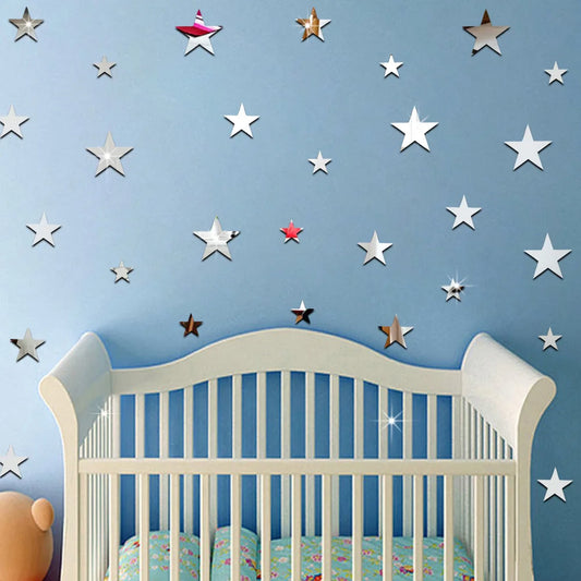 Sticker Modern Acrylic Diy Wall Decor Room Decoration Wall Sticker for Kids Rooms Living Room Art Mural