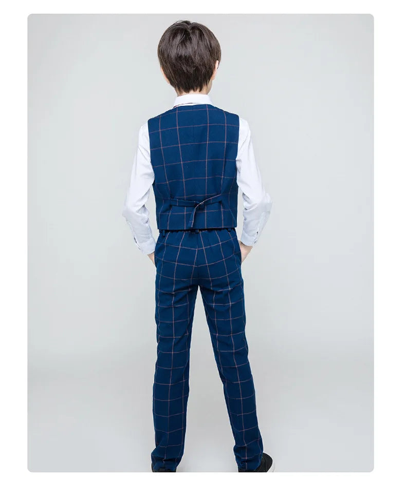 England Flower Boy Tuxedo Suit School Kids Holiday Boutique Outfit  Boy Clothes