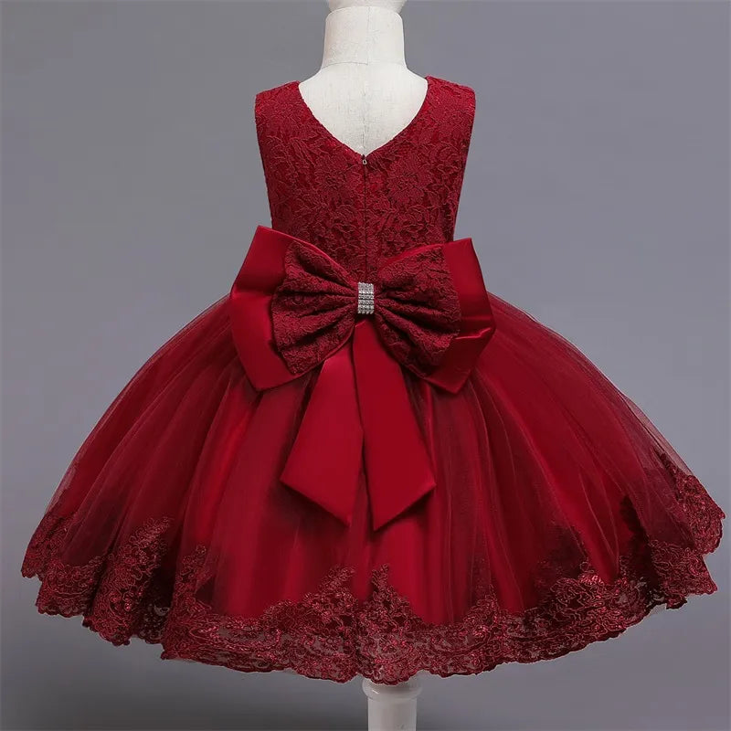 Wedding Birthday Party Dres Dress For Girl 1-5 Years Girls Dress Elegant Kids Clothes