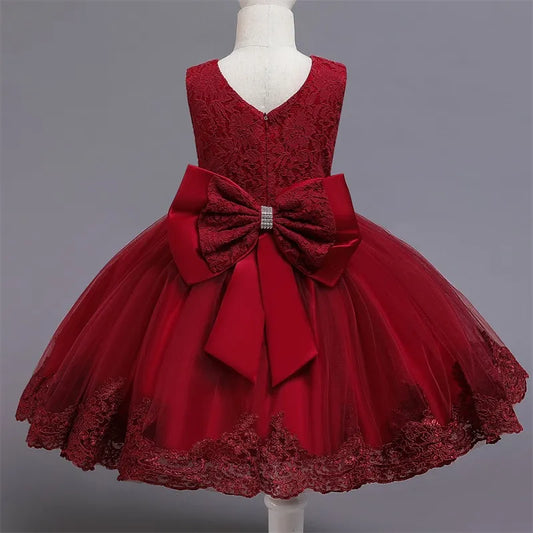 Wedding Birthday Party Dres Dress For Girl 1-5 Years Girls Dress Elegant Kids Clothes