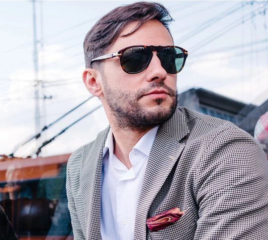 Classic Vintage Pilot Steve Style Polarized Sunglasses  Driving Brand Design Sun Glasses