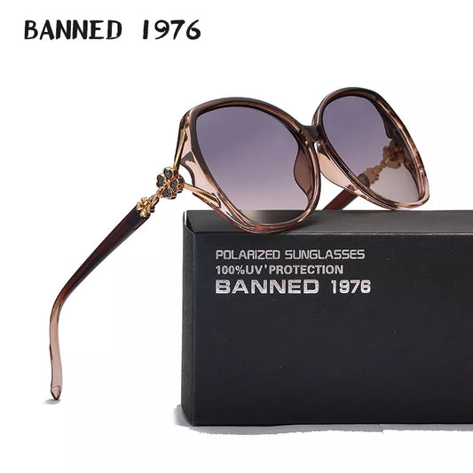Luxury Women Polarized Sunglasses Latest Lady's  UV400 Protection Crystal Feminin Cool Sun Glasses Diamond Vintage Gafas