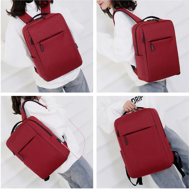 New Leisure Outdoor Sports Backpack Fashion Business Travel 15.6inch Laptop Backpack Waterproof Anti-theft Student Backpack