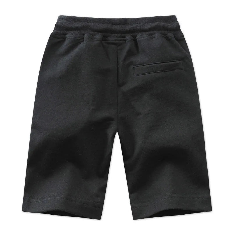 Children Boys Shorts  Summer Zipper Pocket Design Kids Casual Knitted Shorts For Boys 3 4 6 8 10 12 14 Years Clothing Dwq240