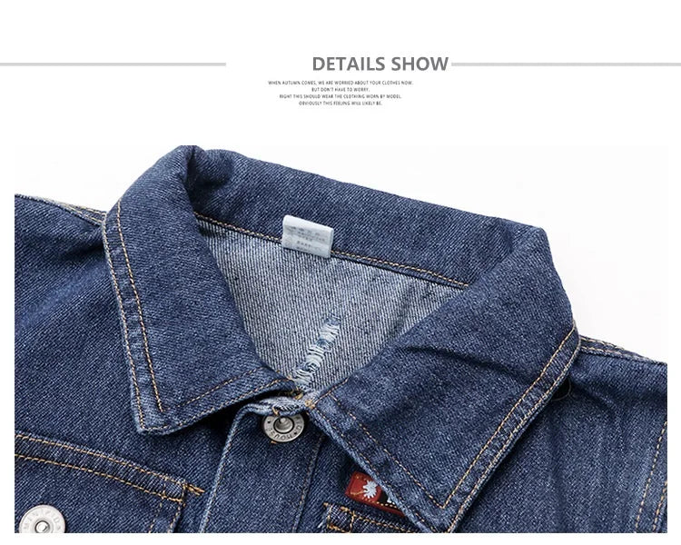 Children's Clothing Boy Spring Suit  Korean Children's Denim Suit Two Sets Of Autumn Children Clothes