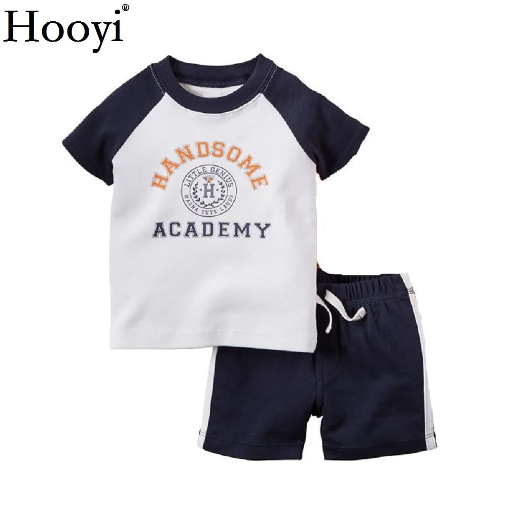 Dino Children Clothes Suit Baby Boy Clothing Sets Infant T-Shirt Camo Shorts Pants Newborn Outfit 6 9 12 18 24 Month